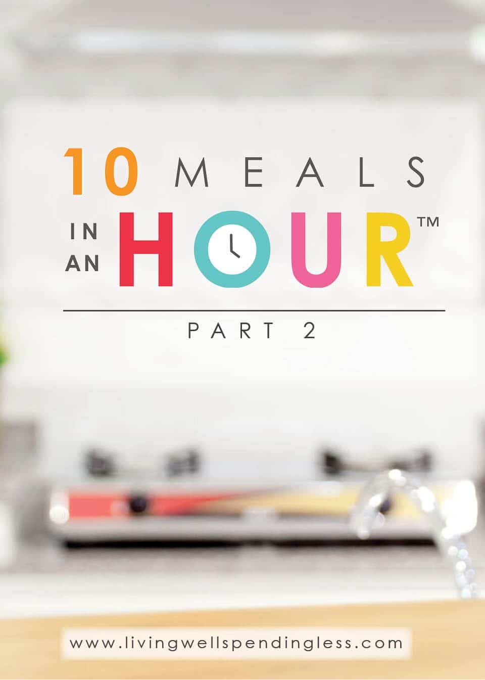 10 Meals in an Hour™ Part 2 | Easy Freezer Cooking Meal Plan | Food Made Simple | Freezer Cooking