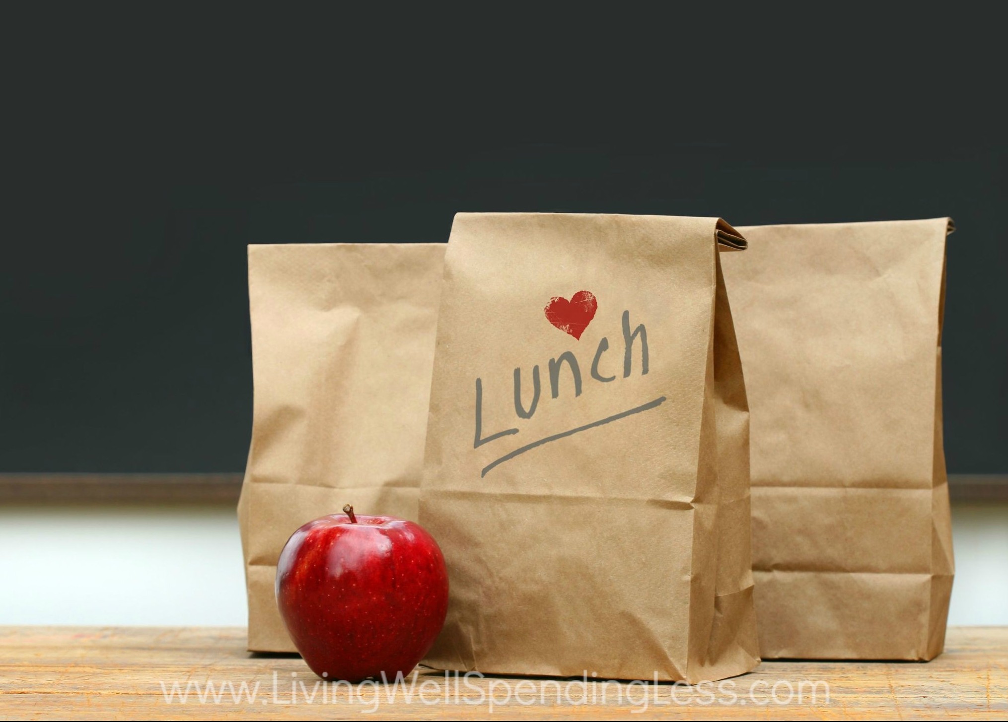 Prepping lunches ahead of time is a time saver. 