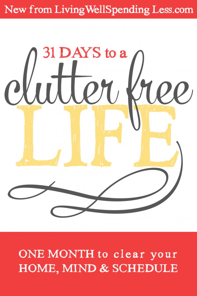 This 31 Days to a Clutter Free Life course will help you live a better, more mindful, and happier life! 