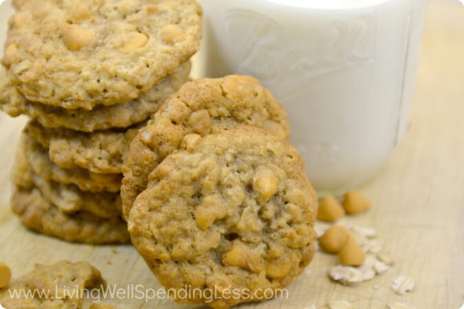 Best Ever Oatmeal Butterscotch cookies