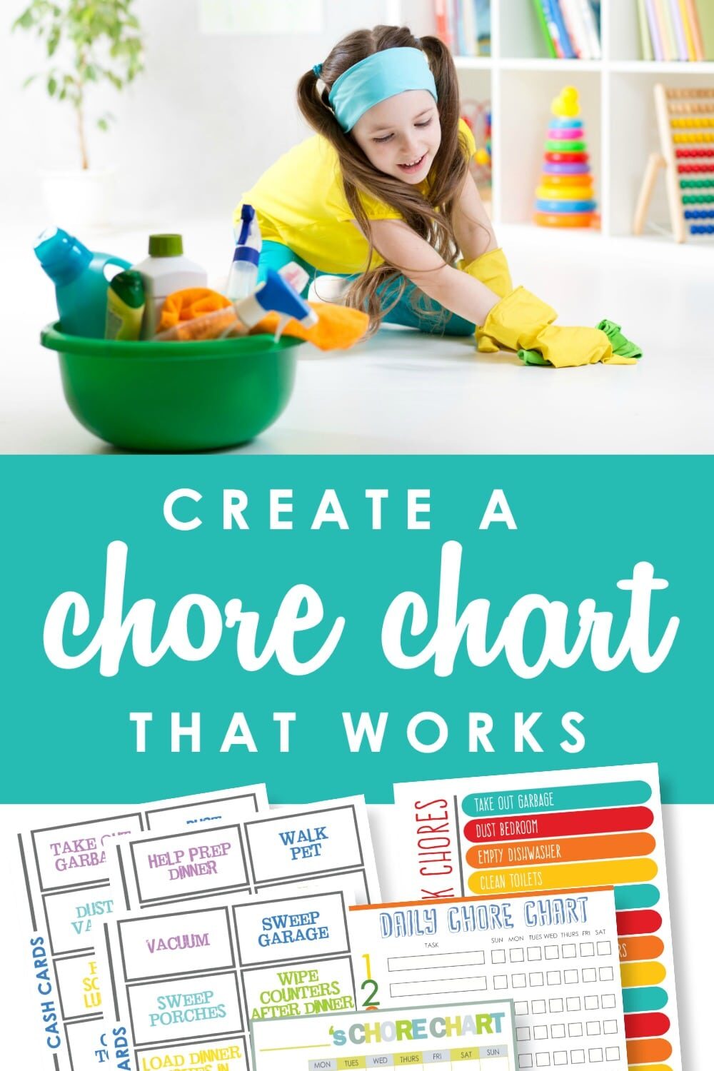 Create a chore chart that works free chore charts for kids