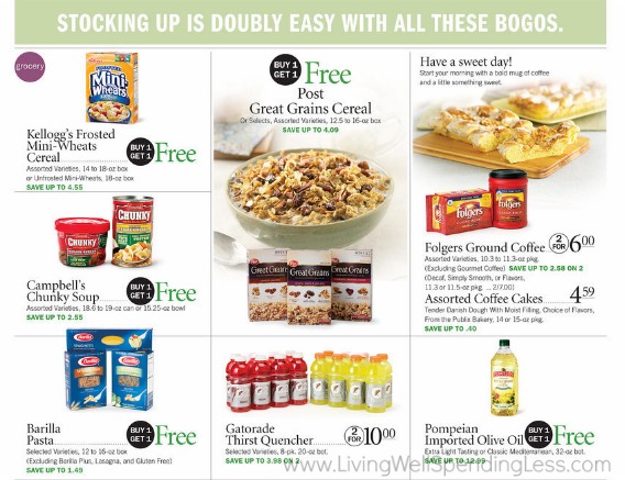 Use the weekly grocery store ads to create your rock bottom price list. 