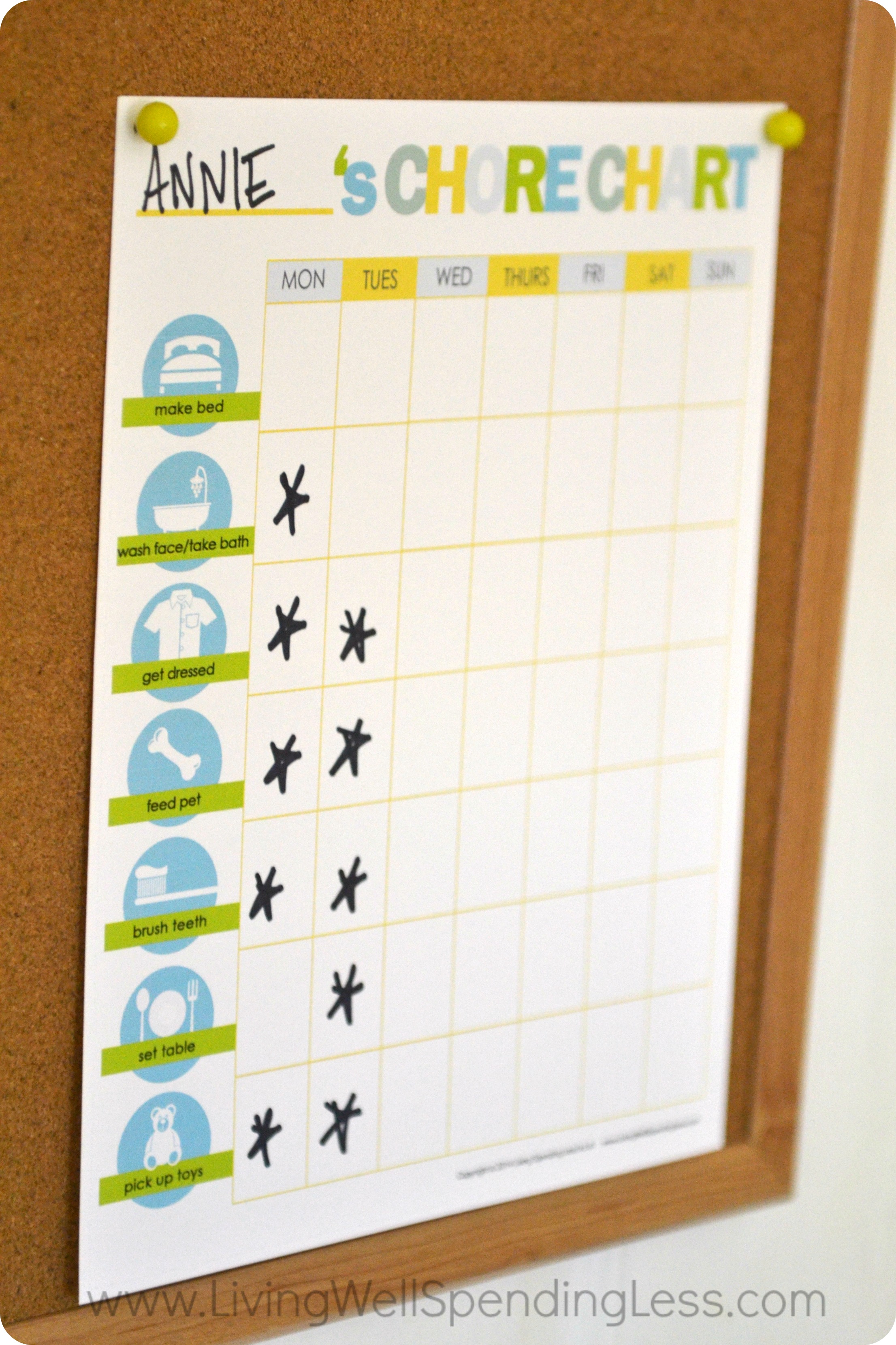 How to create a chore chart that works 7 living well spending less 