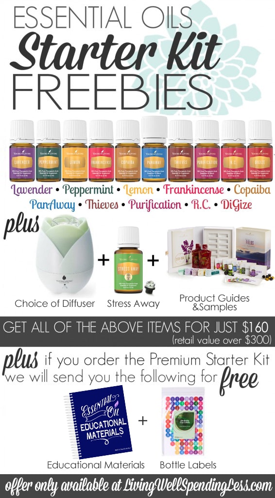 Check out these essential oil items in the LWSL starter kit.