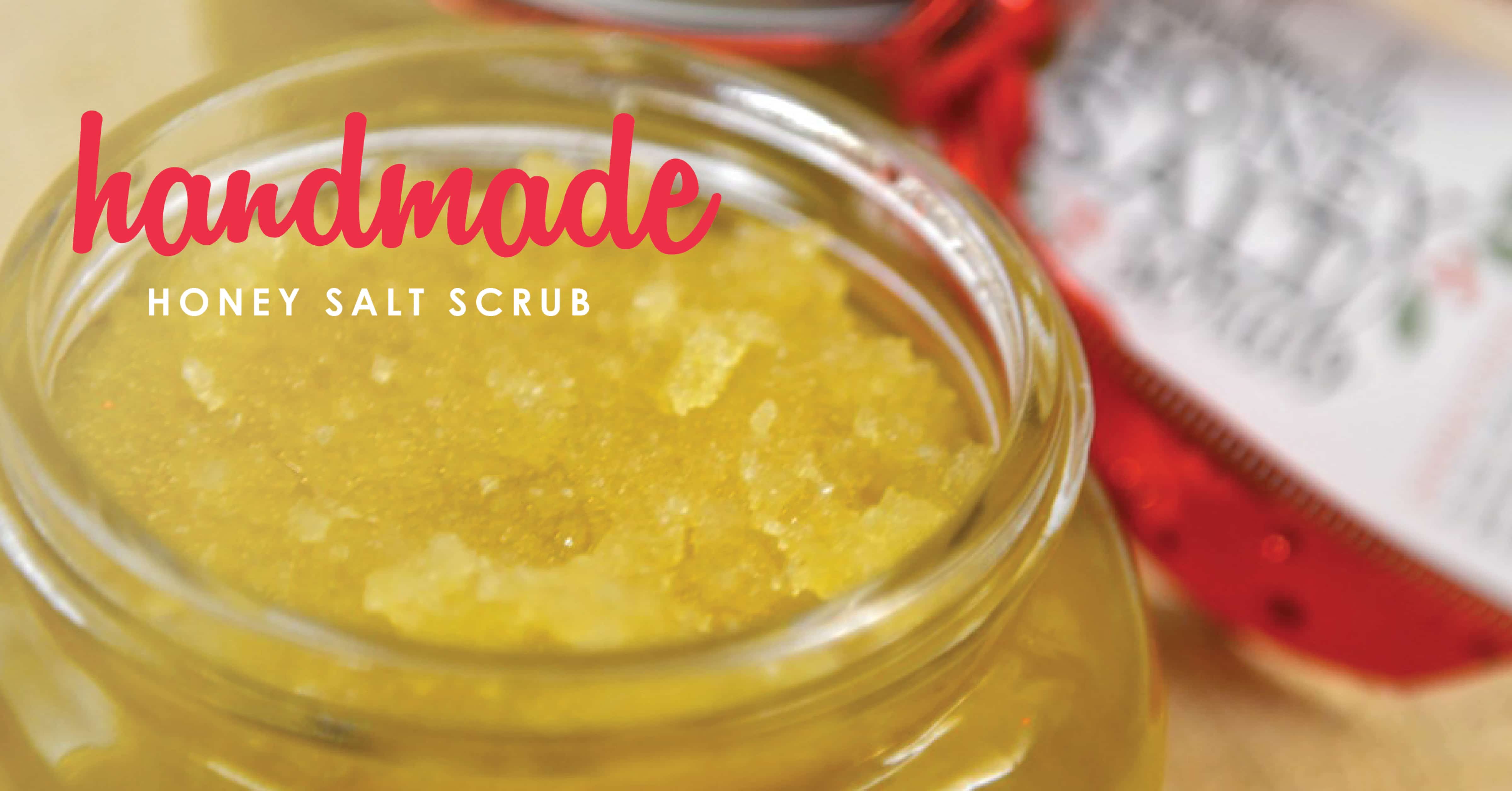 Handmade Honey Salt Scrub DIY Salt Scrub DIY Spa Gifts
