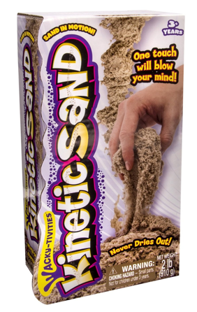 Kids will never get tired of playing with this fun and fascinating kinetic sand. 