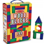 Wooden blocks are a classic toy for kids. Hours of building and fun are within this box.