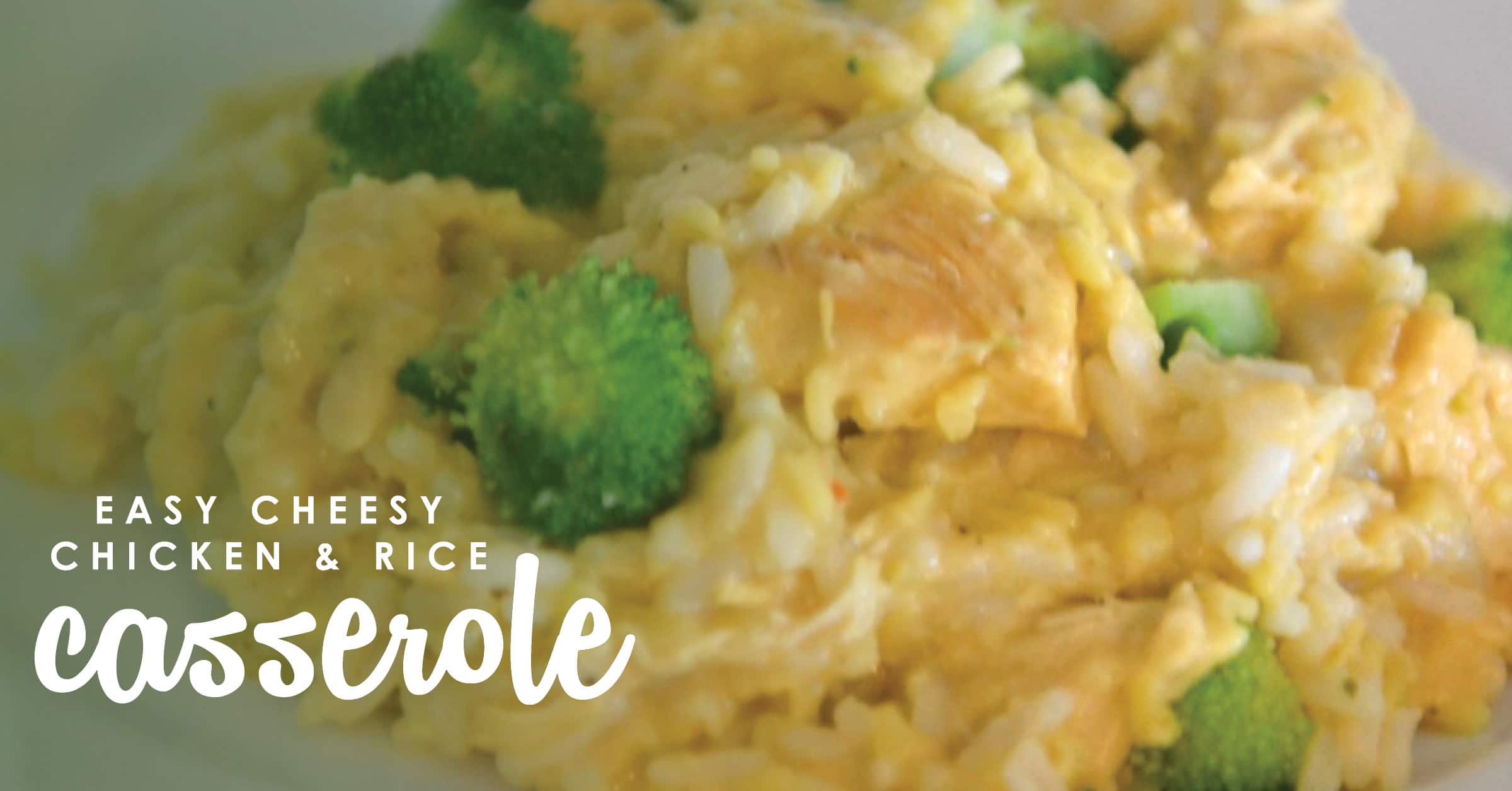 Cheesy Chicken & Rice Casserole Easy Slow Cooker Recipe