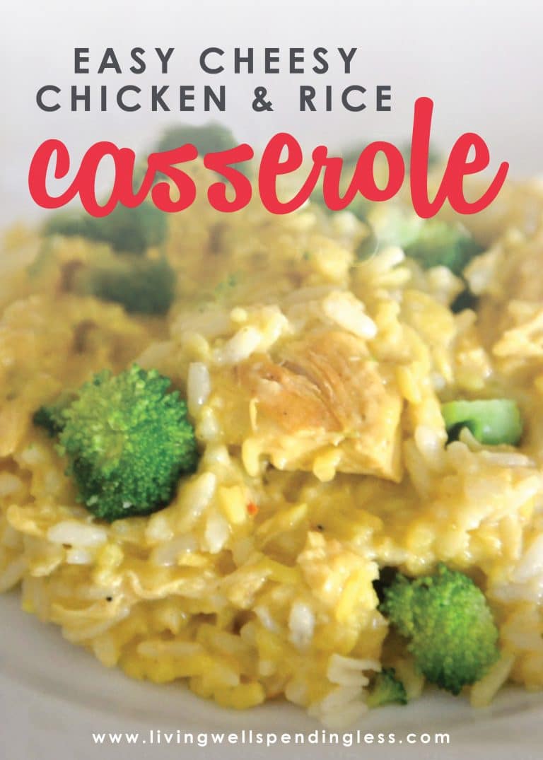 Cheesy Chicken & Rice Casserole | Easy Slow Cooker Recipe