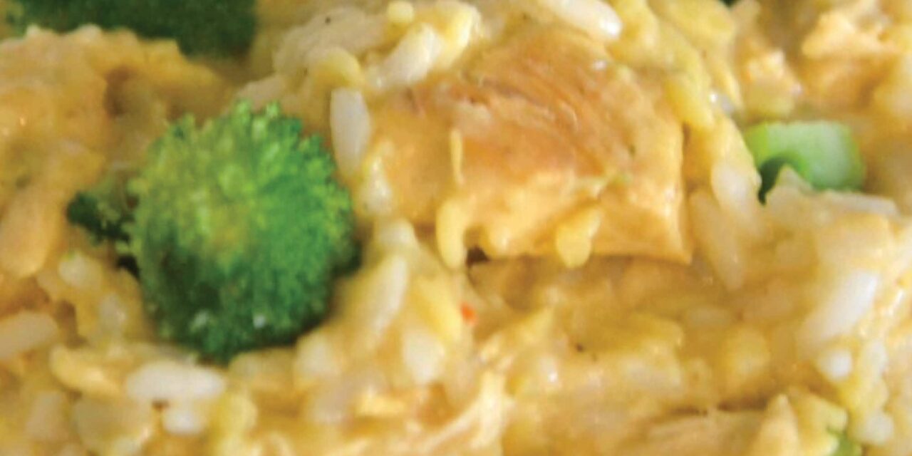 Cheesy Chicken & Rice Casserole