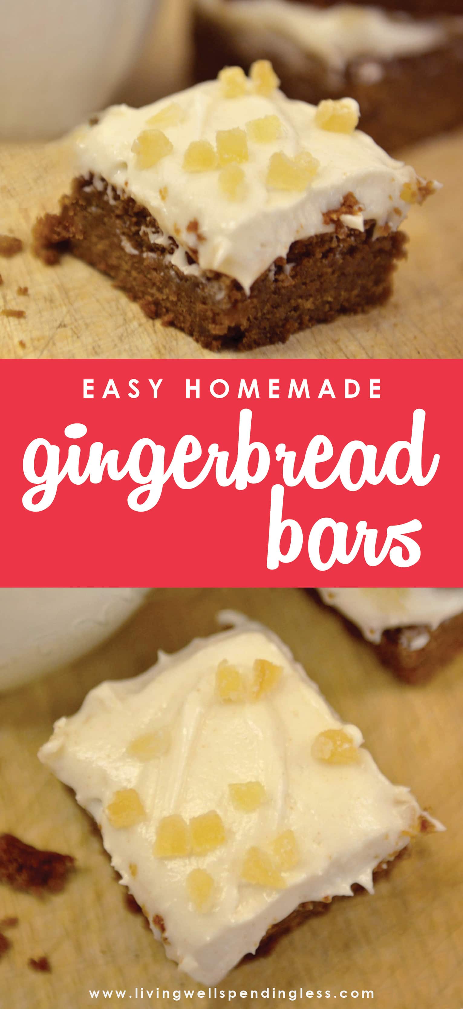 Easy Homemade Gingerbread Bars Easy Gingerbread Recipe