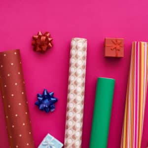 How to fold Origami gift bag from wrapping paper (Traditional) 