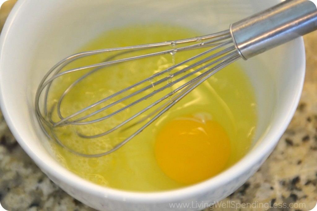 Whisk the remaining eggs together for these delicious and decadent chocolate cookies. 