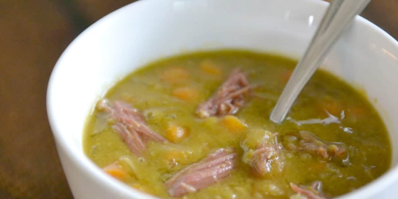 Easy Slow-Cooked Split Pea Soup
