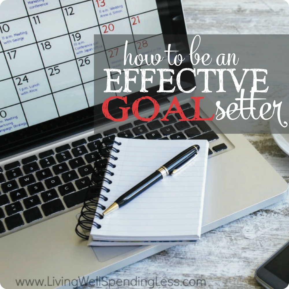 goal setter square 4 Living Well Spending Less®
