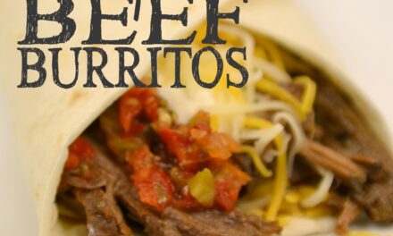 Crockpot Beef Burritos