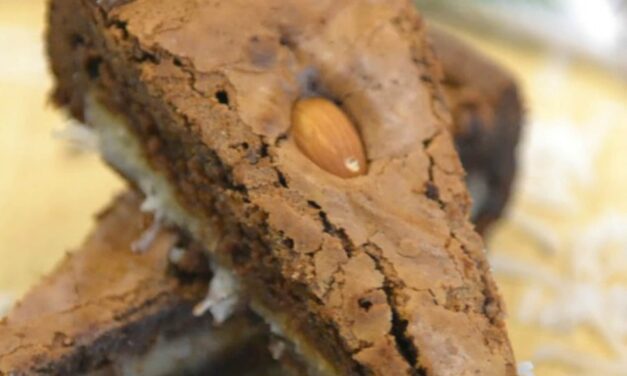 Flourless Almond Joy Cake