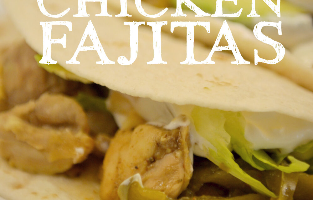 Freezer to Crockpot Chicken Fajitas