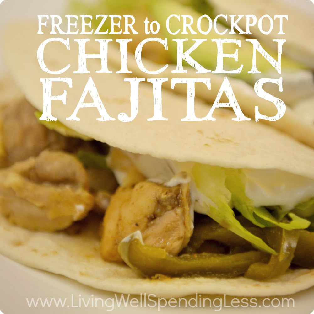 Make Ahead Freezer Chicken Fajitas