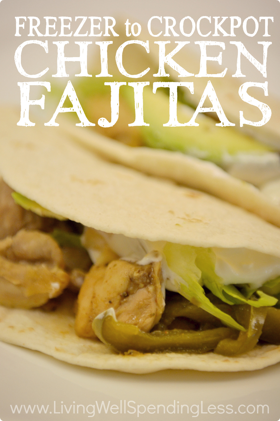 Freezer to Crockpot Chicken Fajitas Living Well Spending Less®