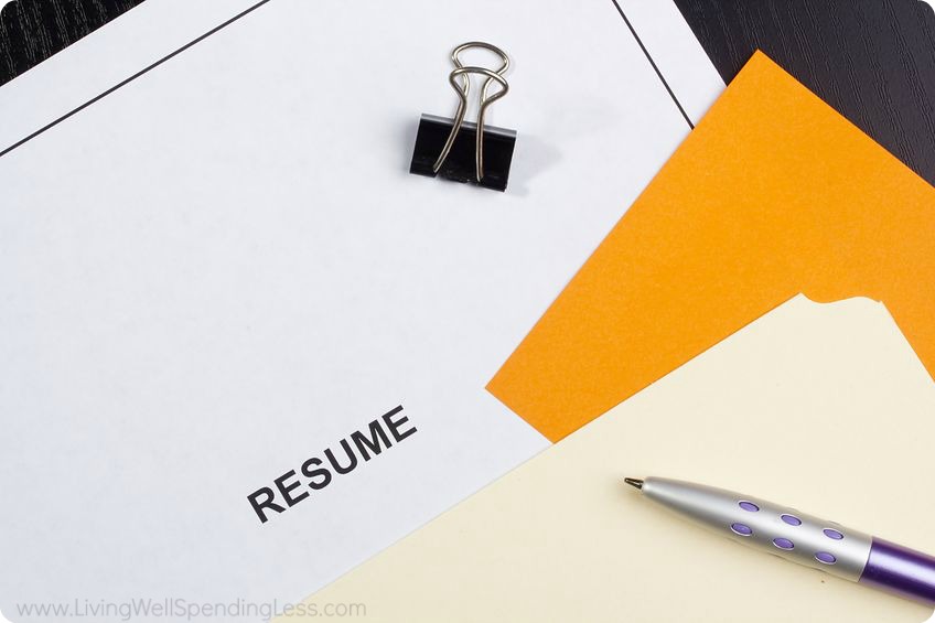 Prepare your resume ahead of time before looking for a part time job.