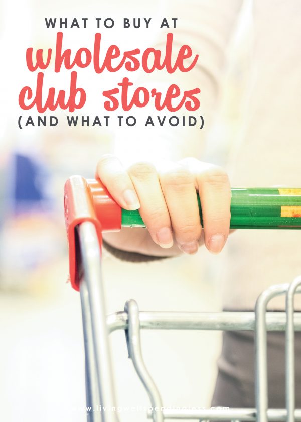 Get the skinny on which items will actually save you money at stores like Sam's Club, Costco, & BJs. This detailed post shares the secrets of what to buy at wholesale club stores (as well as which items to avoid!)