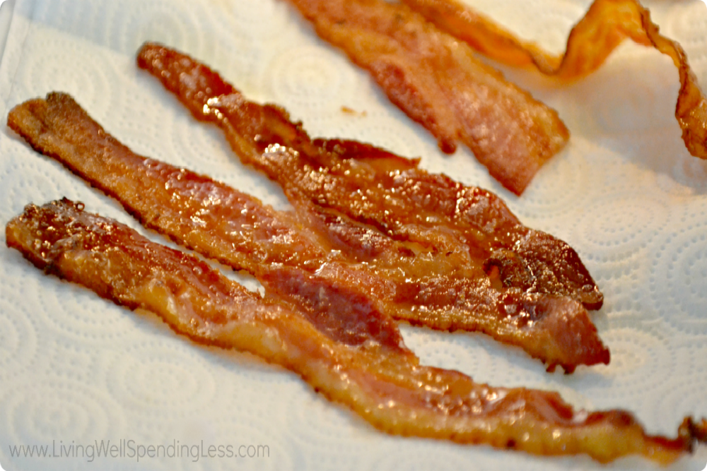 Oven Fried Bacon - No Mess, No Cleanup! Recipe 