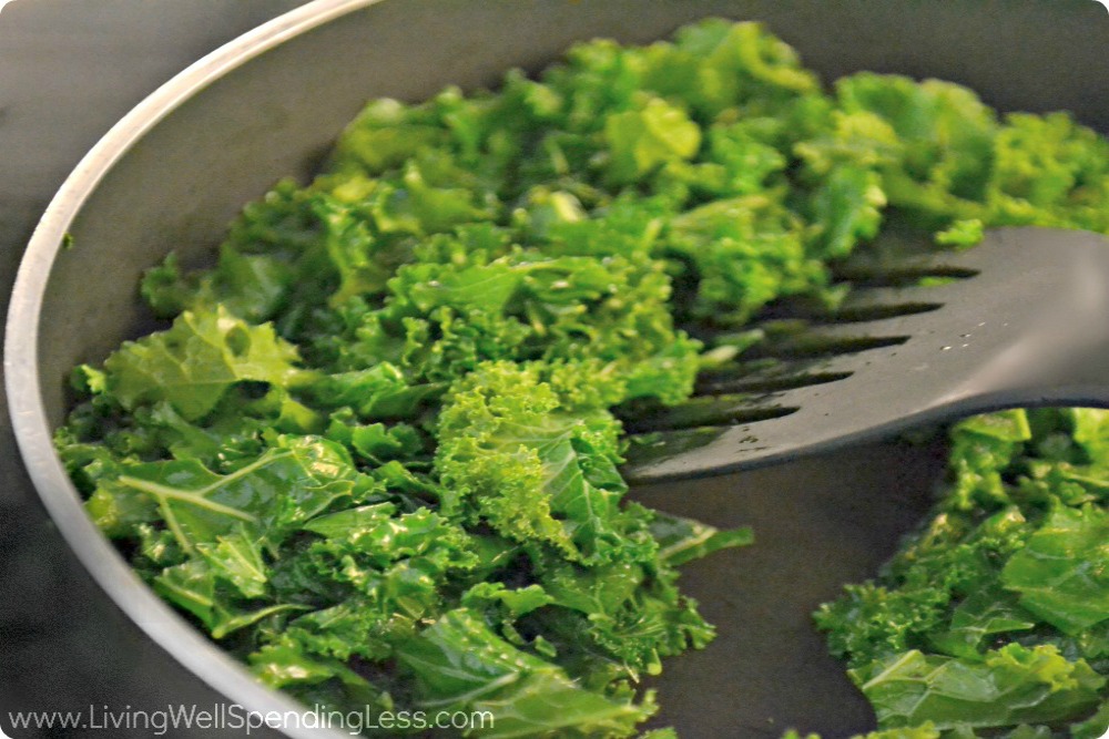 CREAMED KALE & SPINACH 9 Living Well Spending Less®