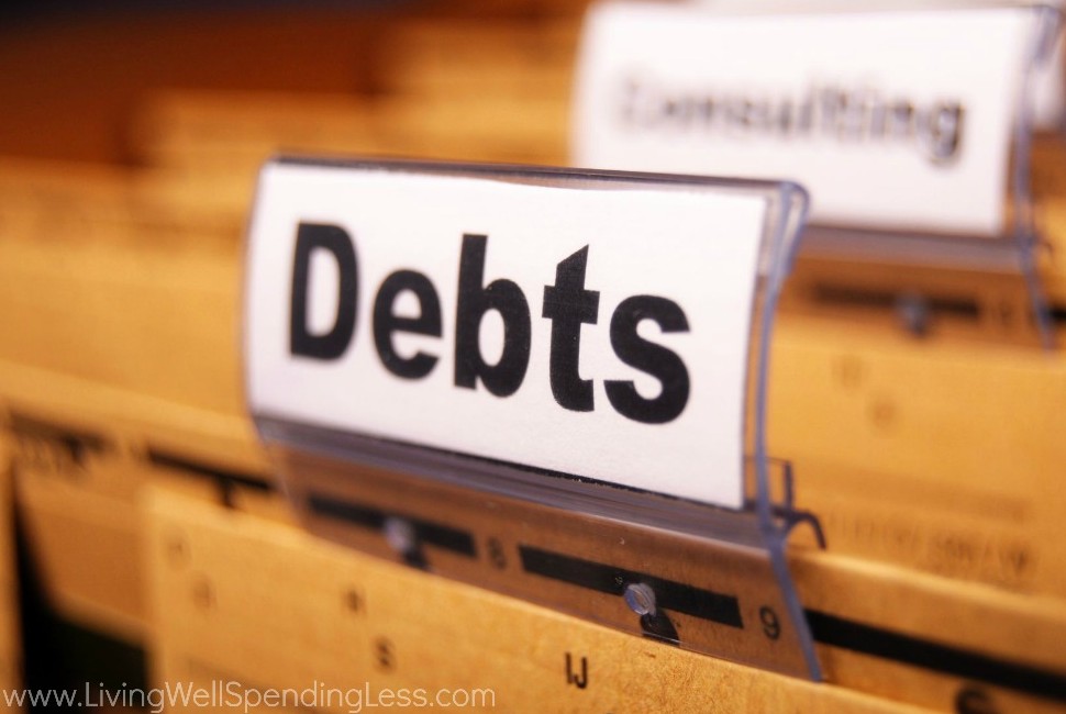 Reviewing what debts you have is important to improving your finances. 