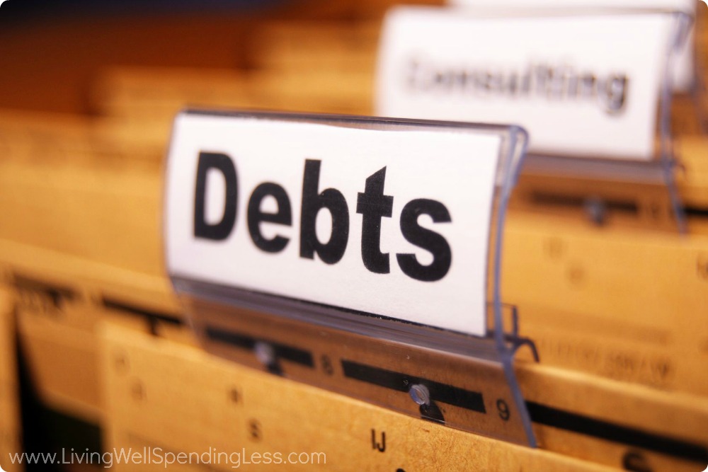 Budgeting yourself and paying off debts helps reduce stress. 