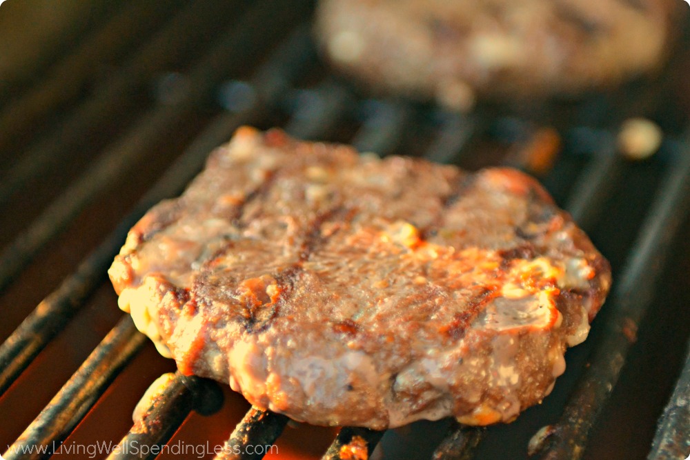 When ready to cook, just grill the frozen burger patties until done!