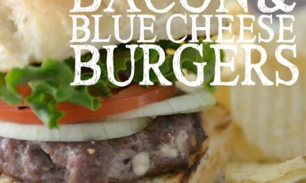 Easy Freezer Bacon & Blue Cheese Burgers