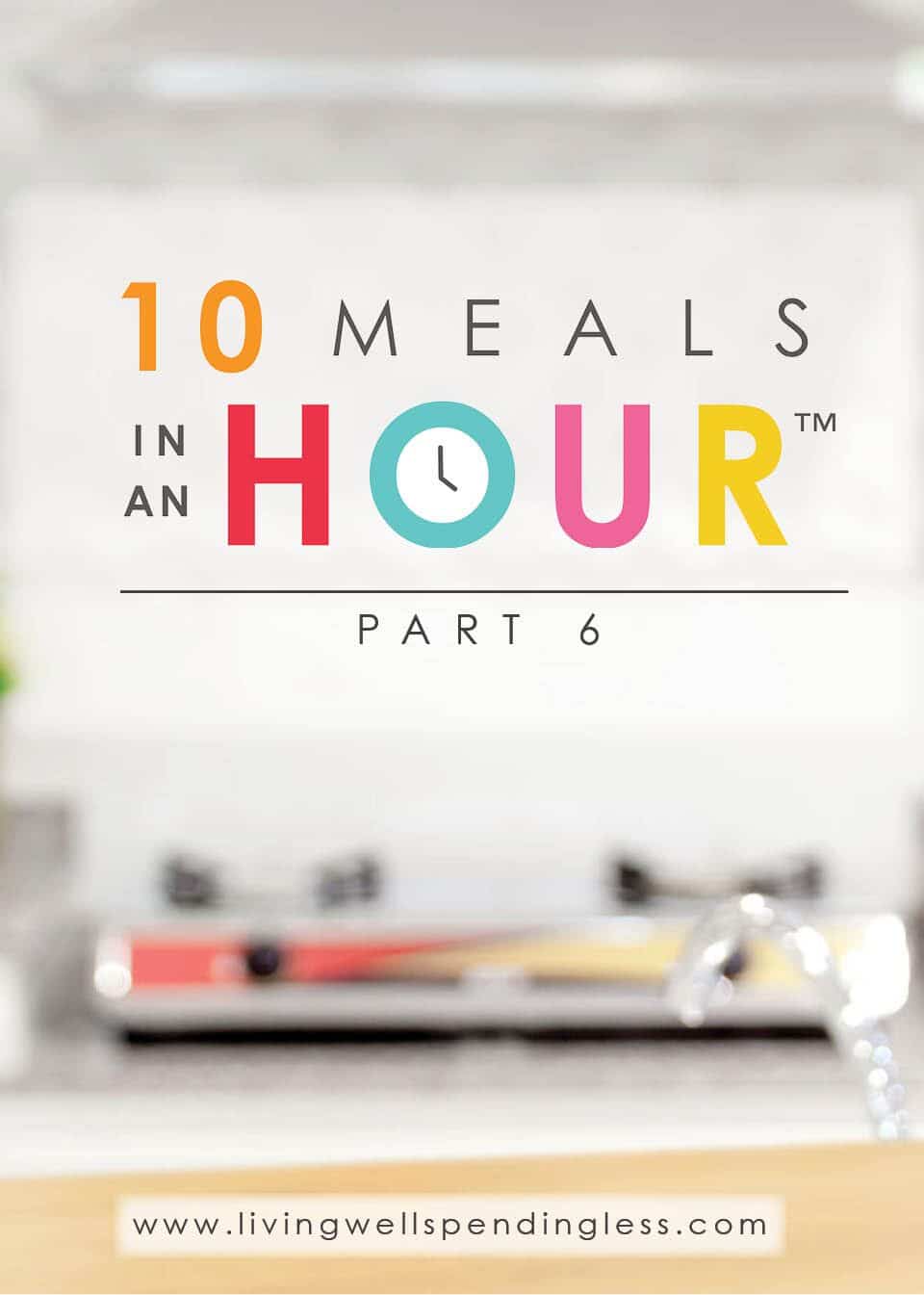 10 Meals in an Hour part 6 | Freezer Cooking | Freezer Meals | Meal Planning | Food Made Simple