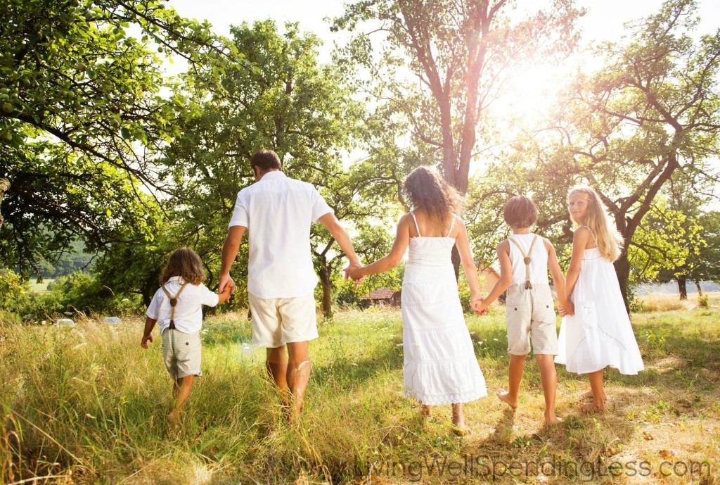 Your family might not always look perfect (dressed in white, holding hands on a forest trail) but they're perfect for you. Help foster a strong connection with your kids. 