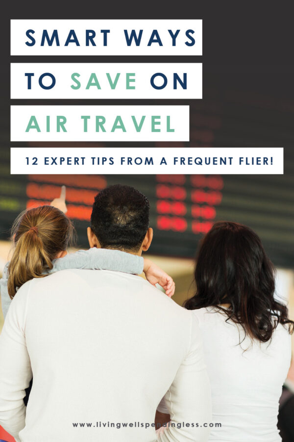 how to save on air travel