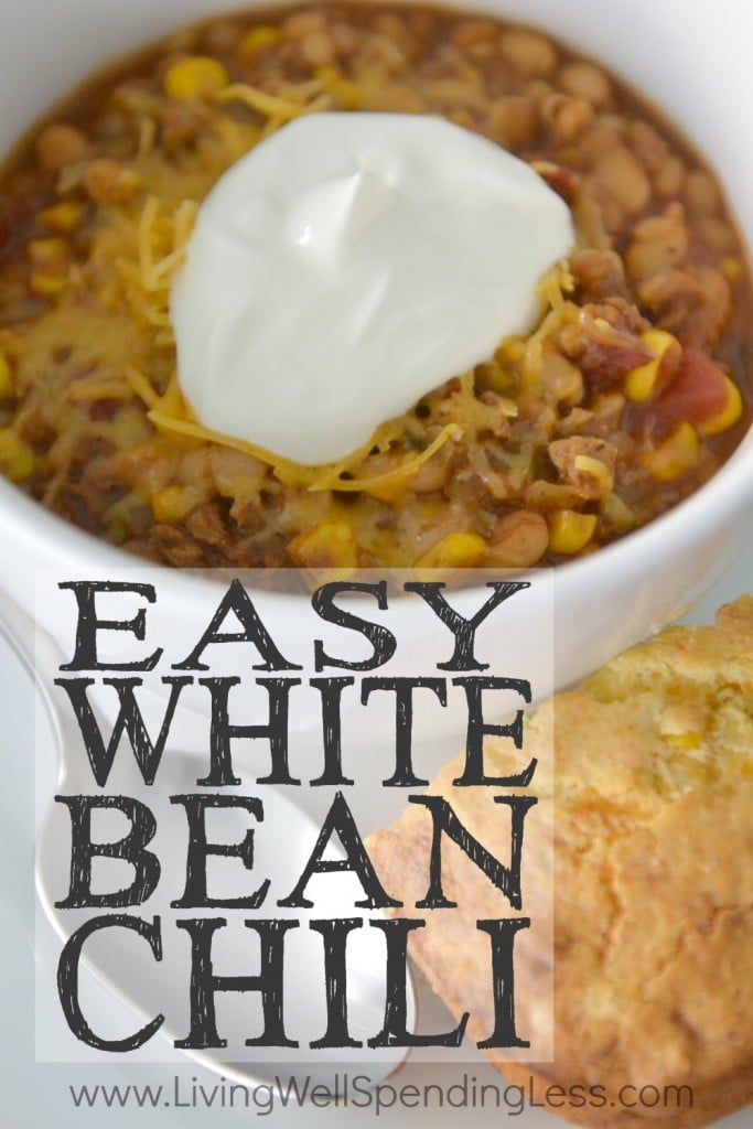 Easy White Bean Chili | 10 Meals in an Hour | Food Made Simple | Freezer Cooking | Freezer Meals | Meatless Meals | Soup Recipes