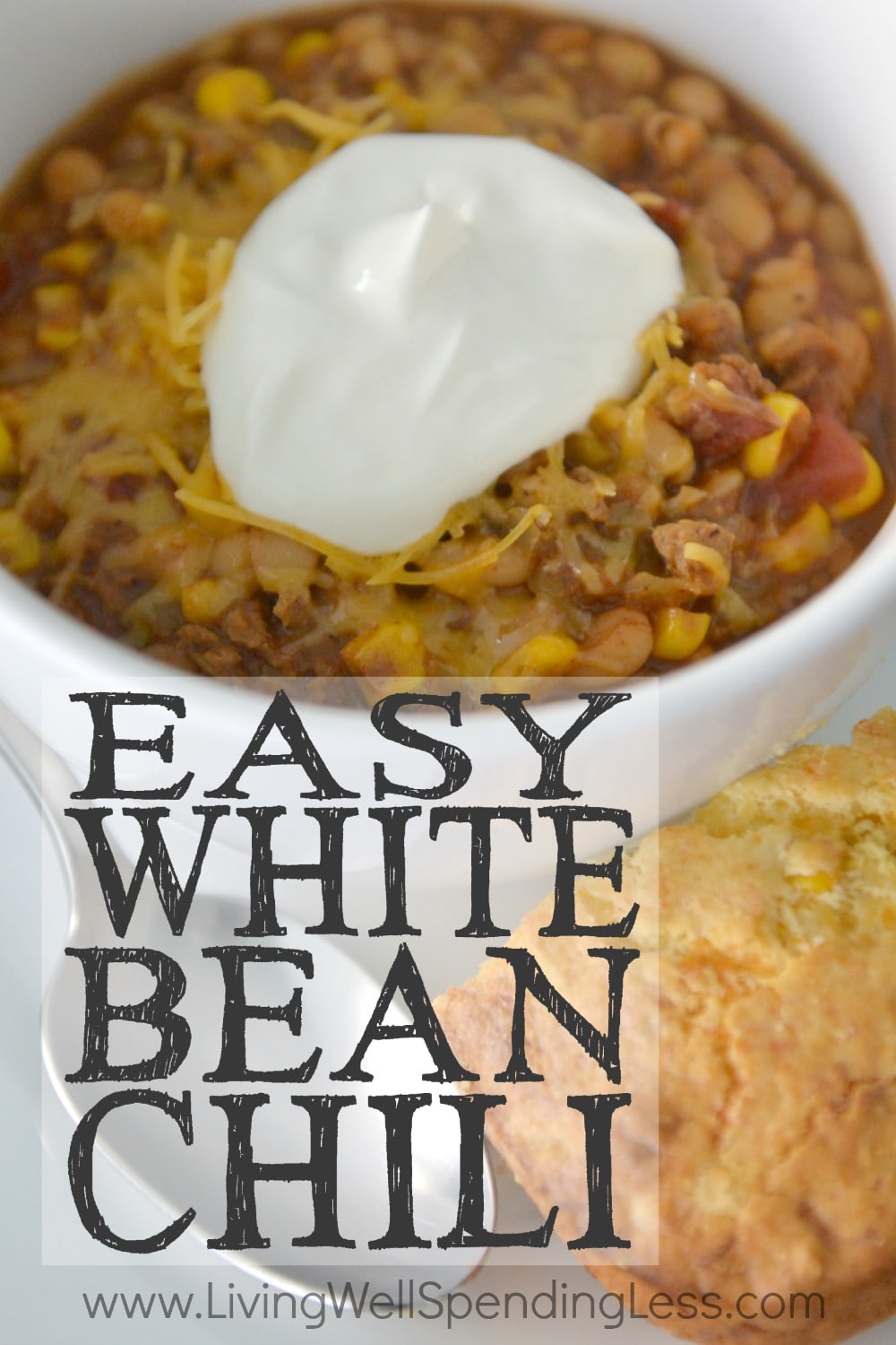 Easy White Bean Chili Vegetarian Chili Meatless Meal