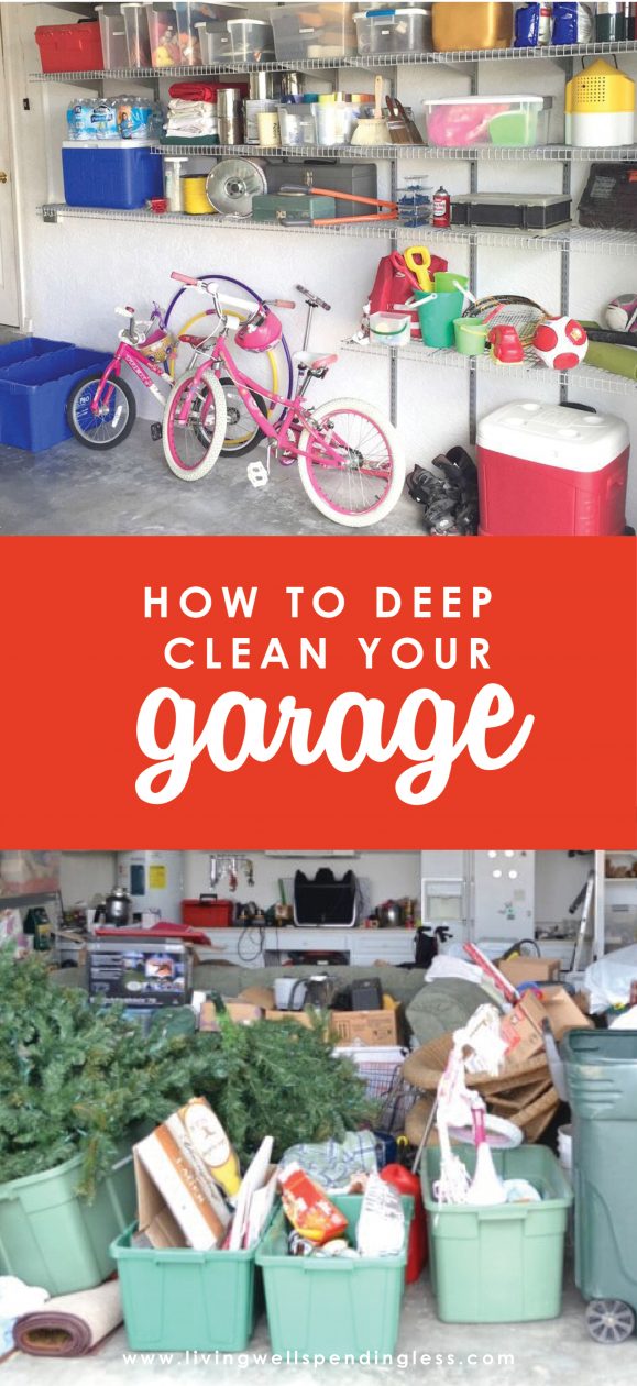 Ever feel like your garage has reached the point of no return? We did too until one day we just couldn't it anymore! Find out how we finally tamed the chaos in just six simple steps--and how you can too!
Deep Clean Your Garage | Cleaning & Decluttering Garage | Garage Cleaning | Deep Clean Dirty Garage | Spring-Cleaning Tips | Deep Clean Garage Checklist