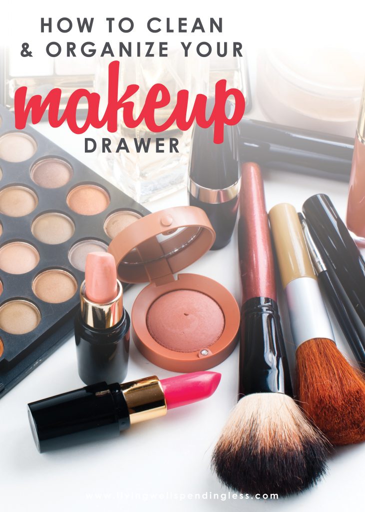 How to Clean & Organize Your Makeup Drawer Decluttering
