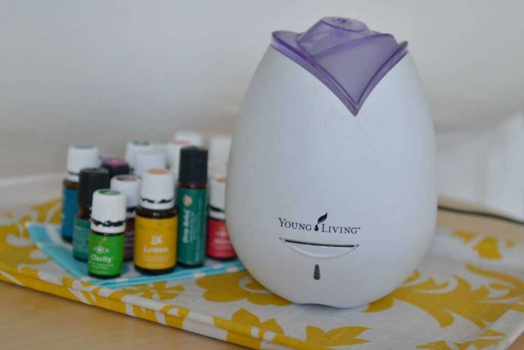 Using a diffuser with essential oils is a calming. 