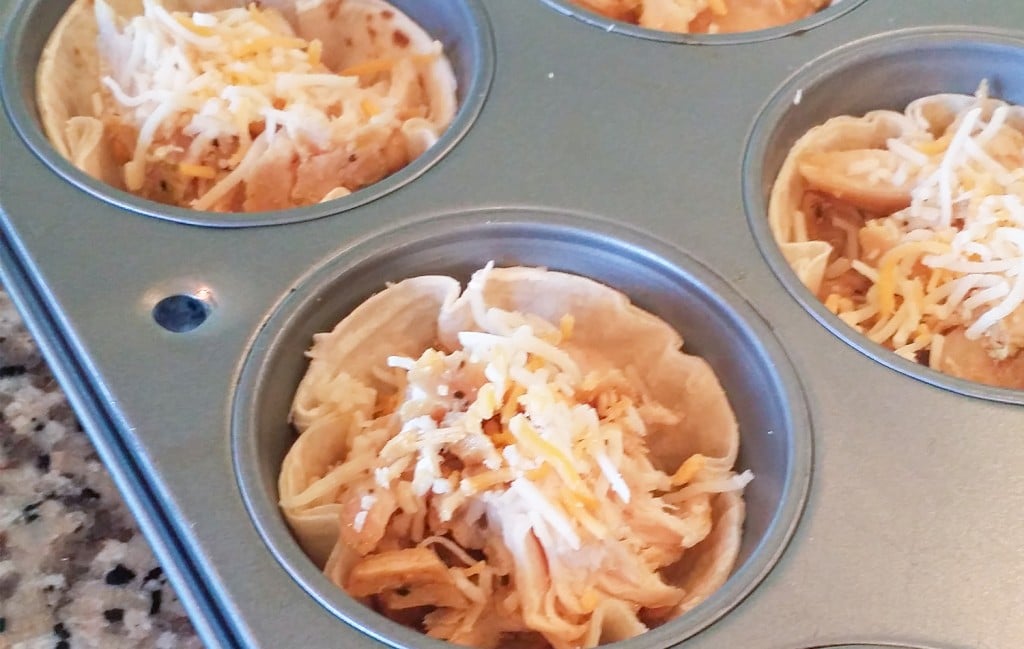Fill with your favorite toppings to create easy taco cups!