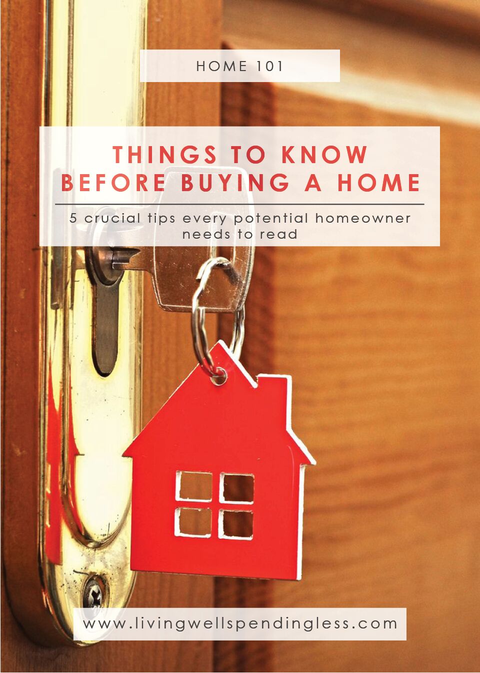 Read these crucial tips every potential homeowner needs to know. Here are 5 things to know before buying a home. 