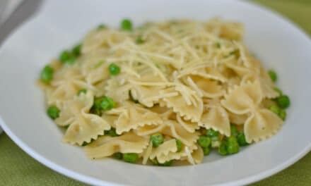Browned Butter Pasta with Peas