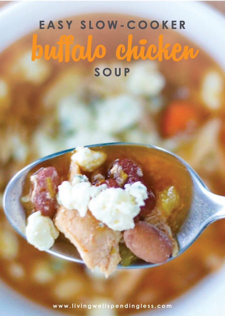 Easy SlowCooker Buffalo Chicken Soup Slow Cooker Soup