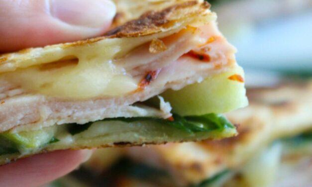 Turkey, Apple & Brie Quesadilla