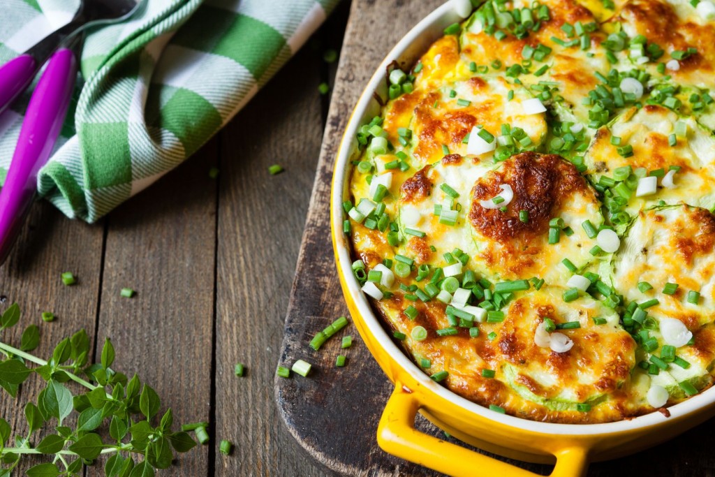 Meal swapping tasty dinners like this casserole is a fun way to mix up the menu. 