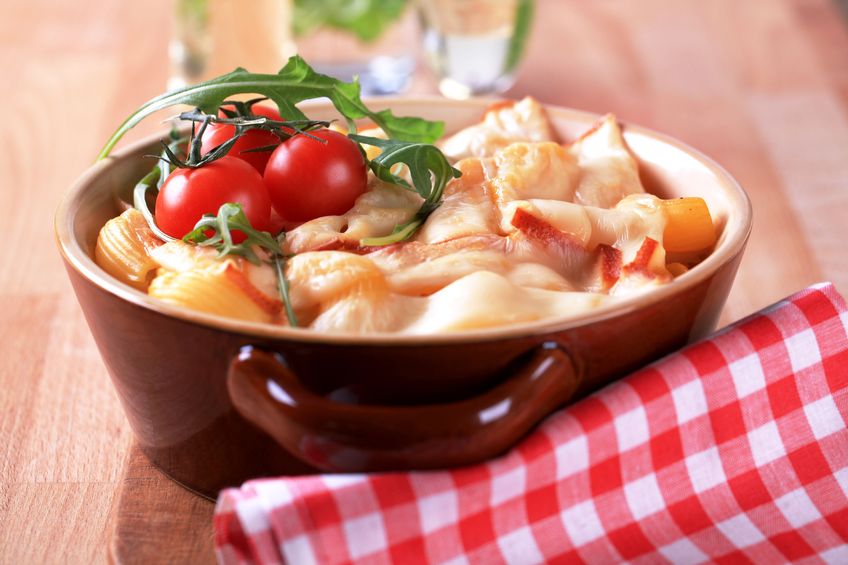 A delicious and hearty dinner like this casserole is great for meal swapping. 