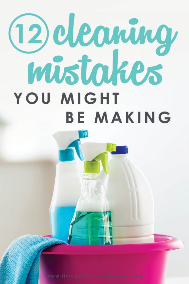 Tired of the constant upkeep your home requires? Check out these common cleaning mistakes you may be making and stop creating more work for yourself today!