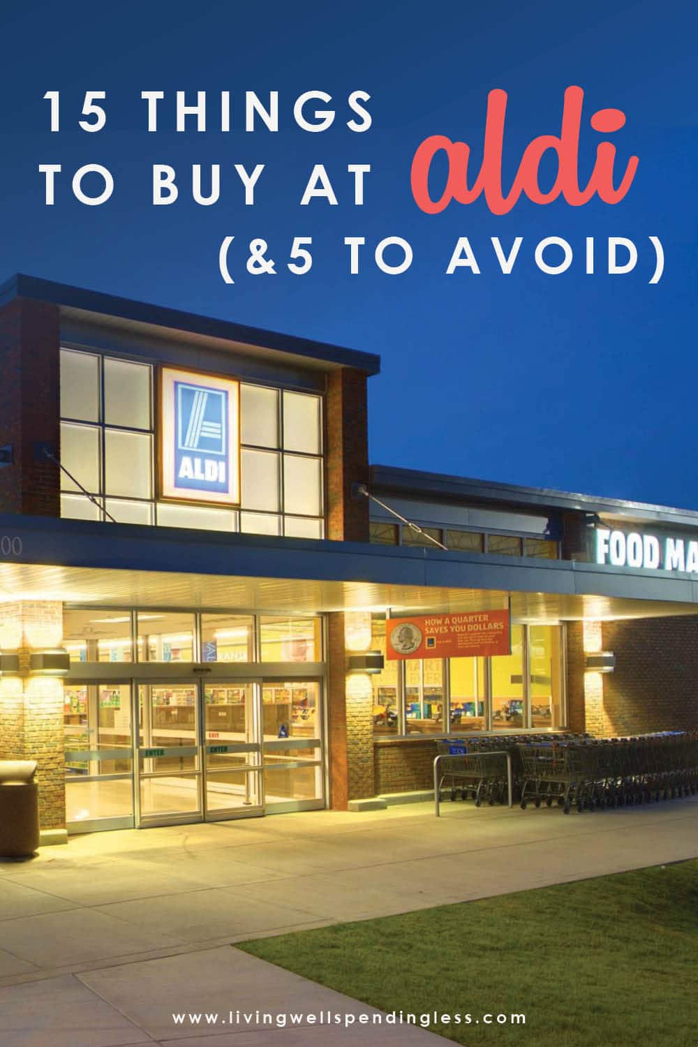 Did you know shopping at ALDI can cut your grocery bill in HALF without needing to clip a single coupon? Get the full scoop on exactly which items are a STEAL at this budget-friendly store (as well as which items you should probably avoid.) This can't-miss post on Aldi Deals also includes some great pointers for a few things you should know before you go! (Fair warning--it's long!)