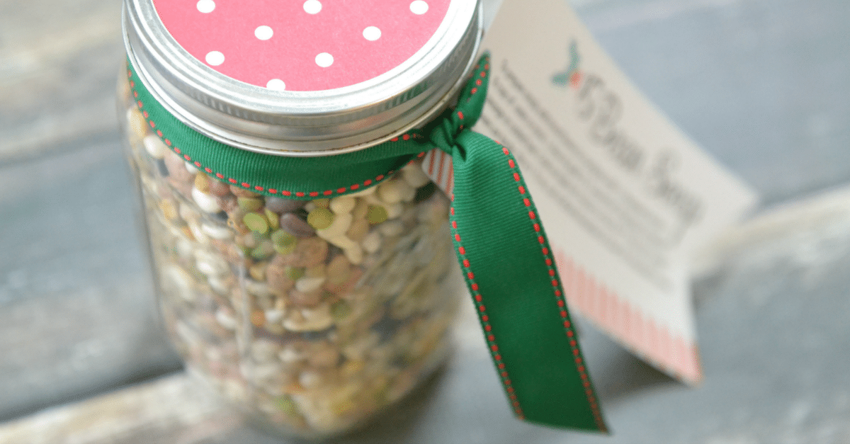 15 Bean Soup Jar Gift